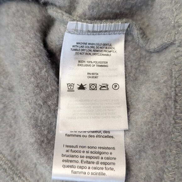 Columbia Size Small Gray Fleece Lightweight Jacket - Picture 5 of 13
